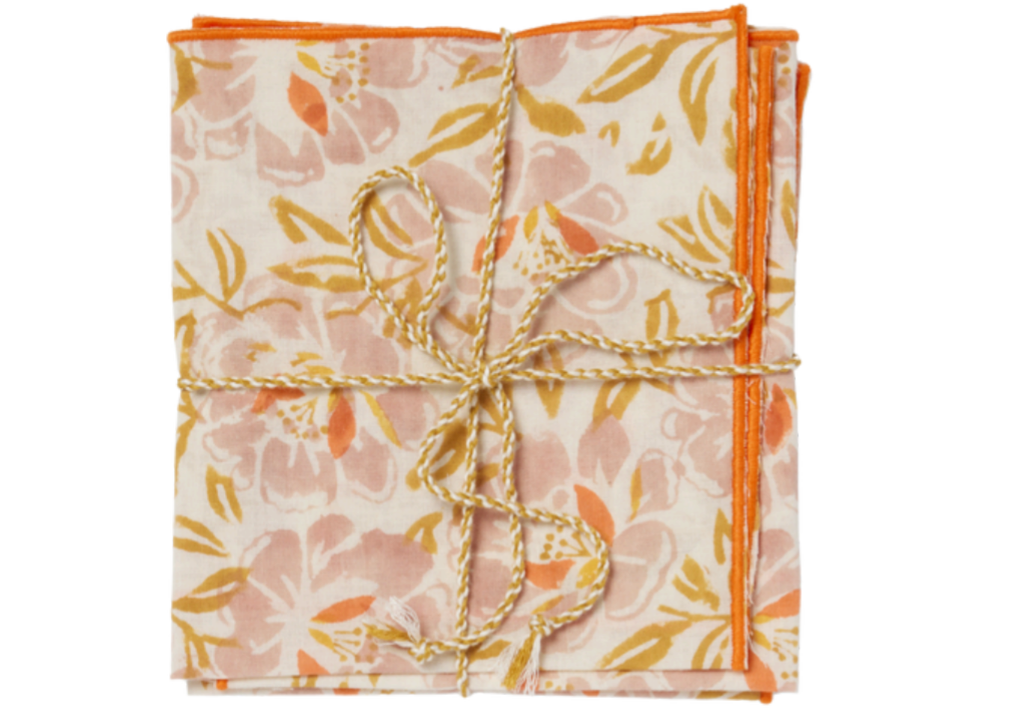 Set Of Napkins - Petunia Rose