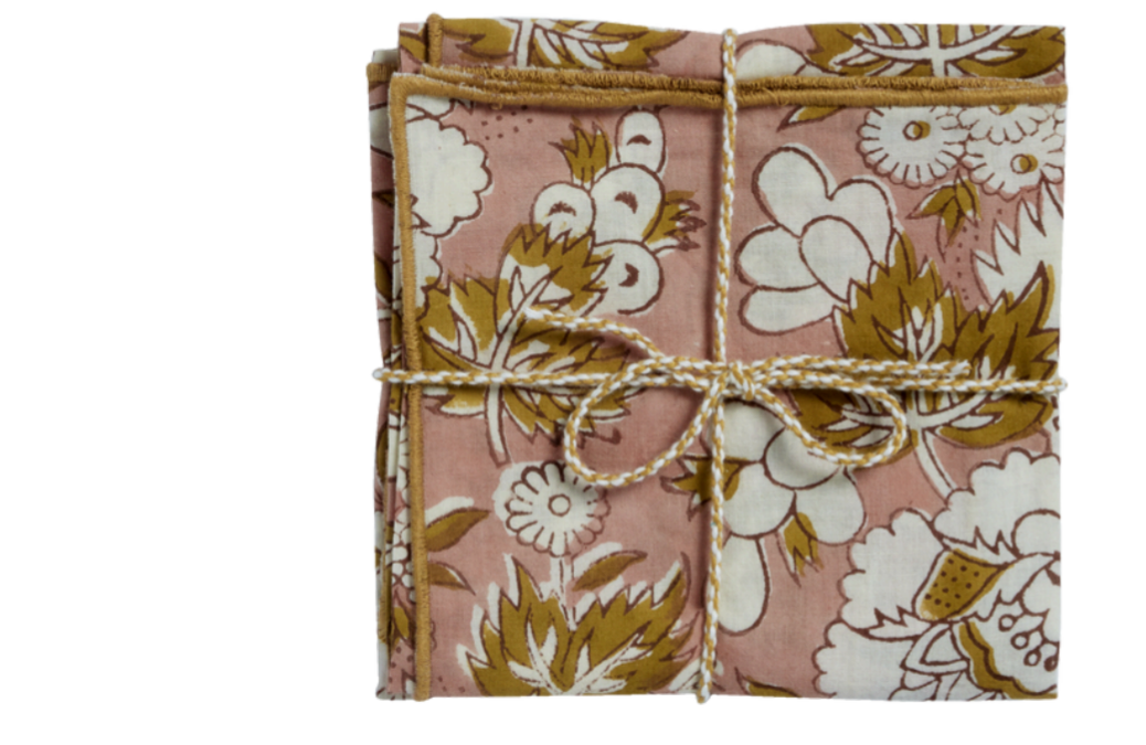 Set Of Napkins - Vishnu Terracotta