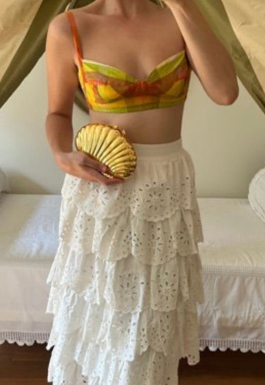 Vintage Silk Bralette