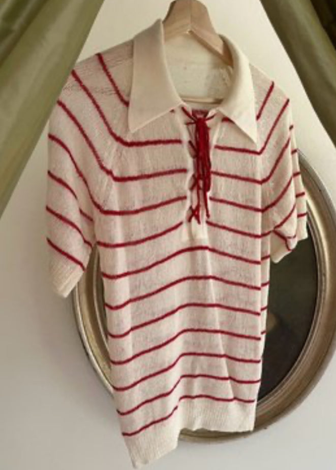 Vintage Striped Polo