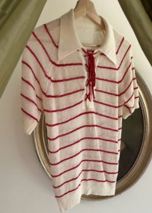Vintage Striped Polo